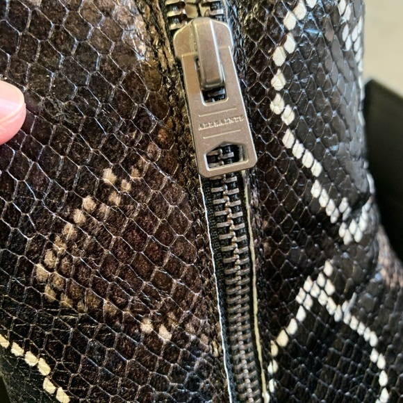 Allsaints Roka faux snakeskin boots - Picture 6 of 10